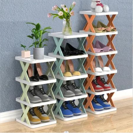 Layers Simple Shoe Rack Folding Shoe Cabinet