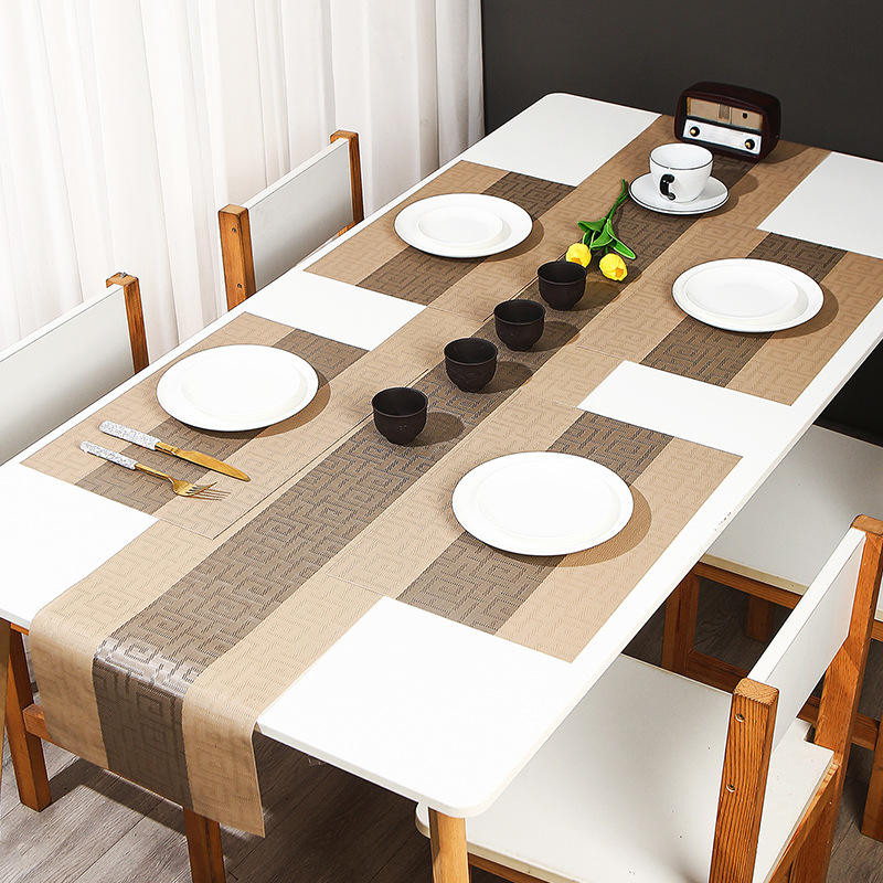 Big Table Runner & Placemat Set (6 Pcs + 1 Runner) Table Runner & Placemat Set (6 Pcs + 1 Runner)