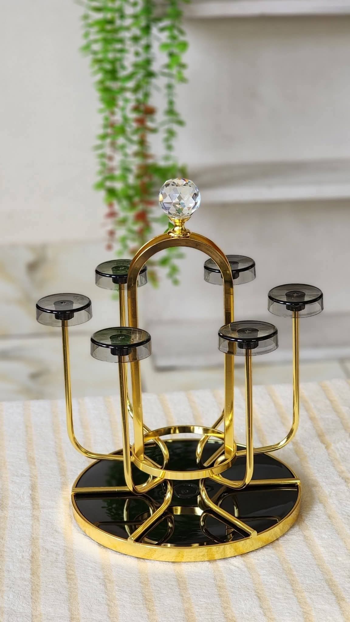 Glass Holder Rack 360° Rotating