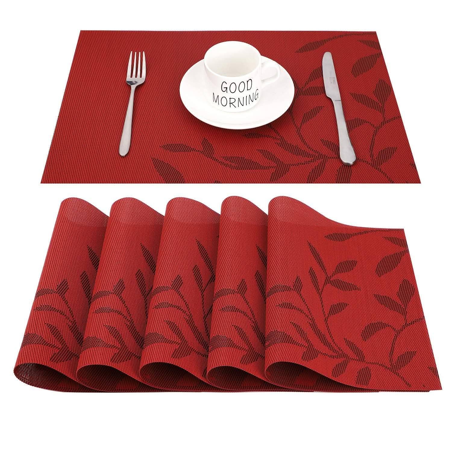6 pcs Placemats Set Table Mat