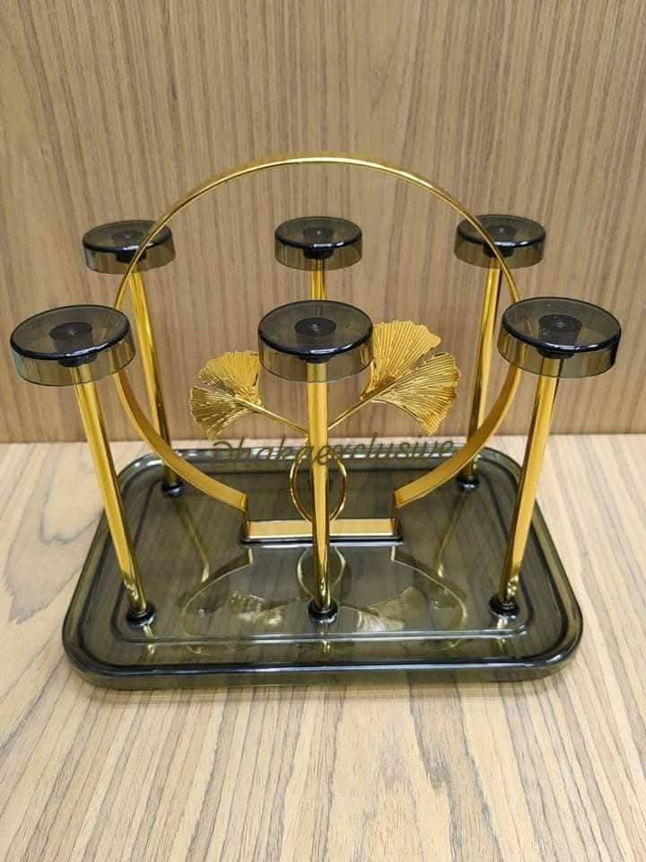 Glass Holder Rack 360° Rotating